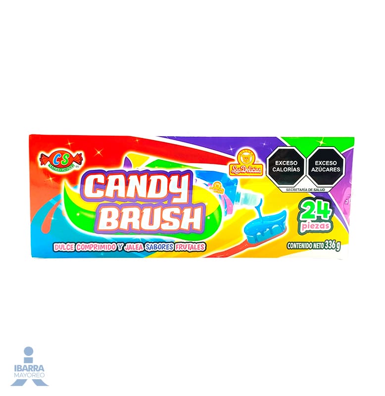 Dulce Las Delicias Candy Brush 24 pzas.