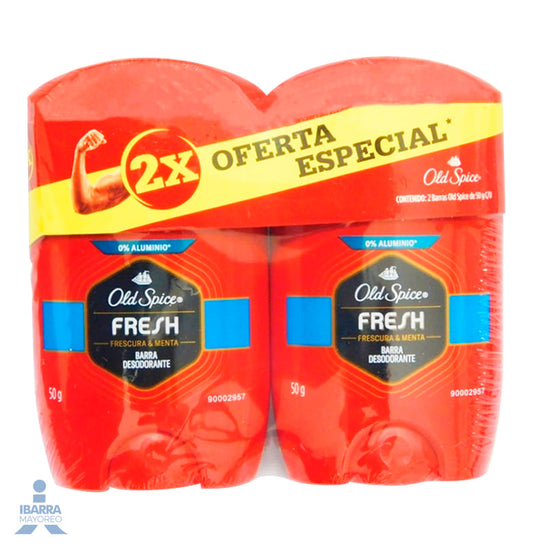 Desodorante Old Spice Fresh Barra 2/50 g