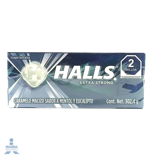 Pastilla Halls Negra 12 pzas.