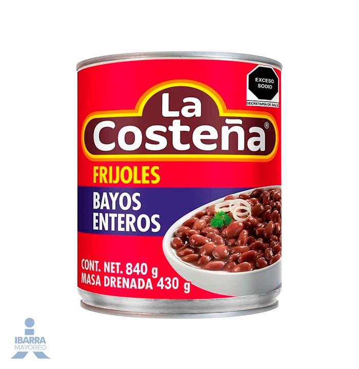 Frijol Bayo Entero La Costeña 840 g