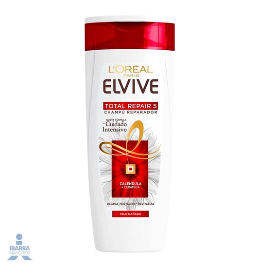 Shampoo Loreal Elvive Reparación Total 5 370 ml