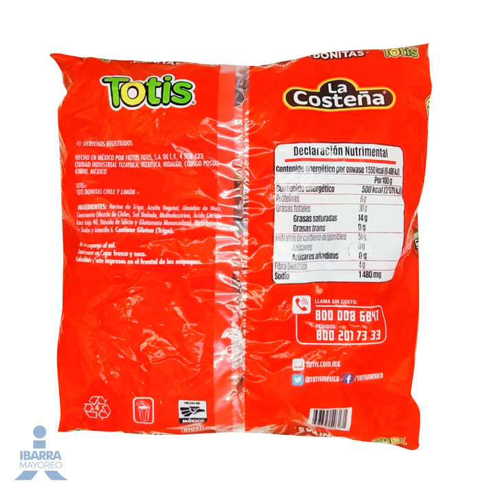 Donitas Totis Chile y Limón 13 g