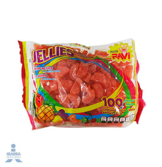 Goma Ravi Sabor Naranja 100 pzas.