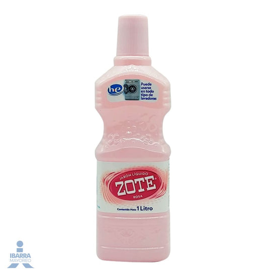 Jabón Zote Rosa Líquido 1 L
