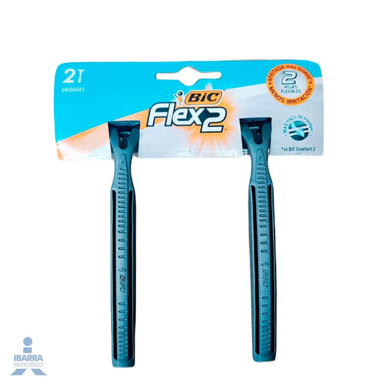 Rastrillo Bic Flex2 2 pzas.