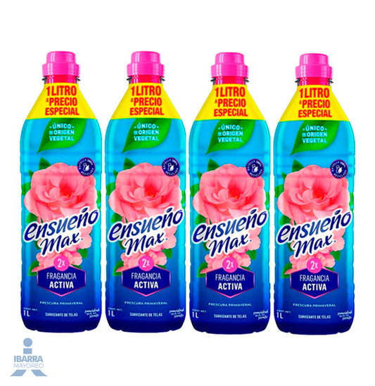 Suavizante Ensueño Max Frescura Primaveral 850 ml GRATIS 150 ml