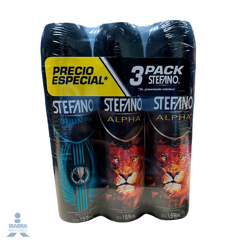 Desodorante Stefano Alpha-Triumph 3 de 159 ml