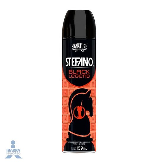 Desodorante Stefano Black Legend Aerosol 113 g