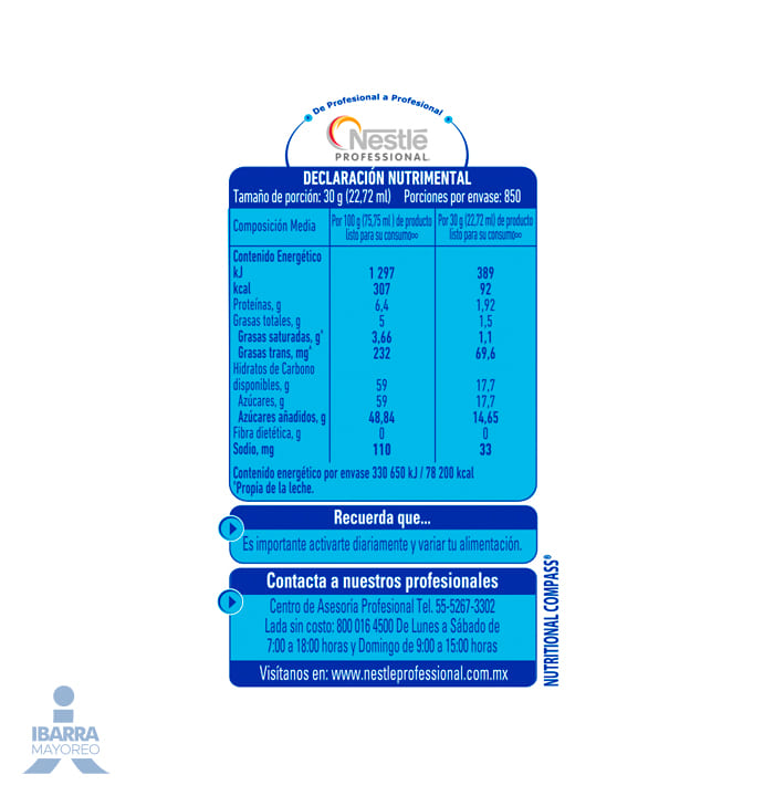 Leche Nestlé La Lechera 25.5 kg