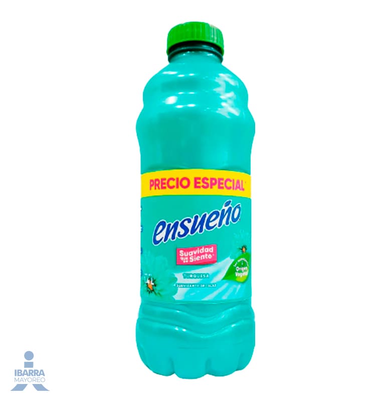 Suavizante Ensueño Color Turquesa 1 L