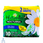 Toalla Sanitaria Naturella Nocturna con alas 8 pzas. GRATIS 2