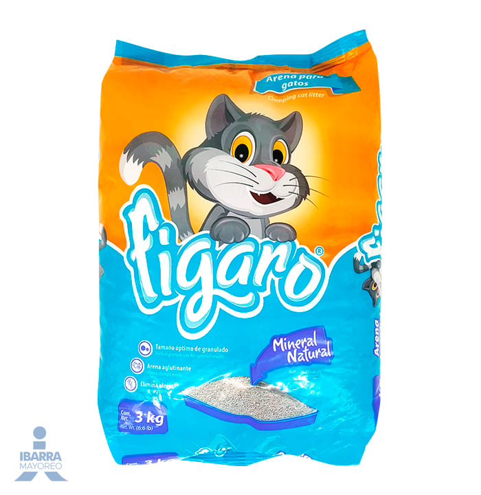 Arena para Gato Fígaro 3 kg