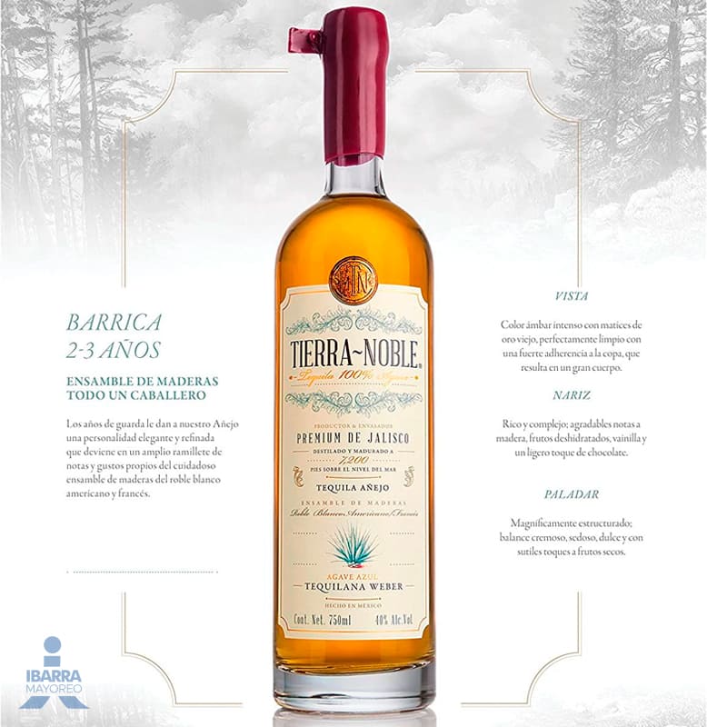 Tequila Tierra Noble Reposado 750 ml