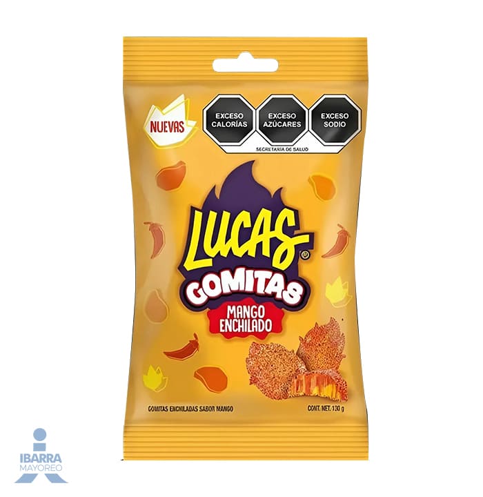 Gomitas Lucas Mango Enchilado 130 g