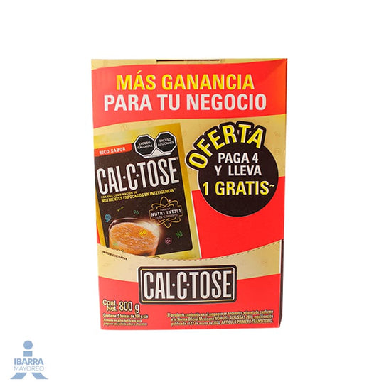 Chocolate Cal-C-Tose Bolsa 4/160 g + 1 gratis