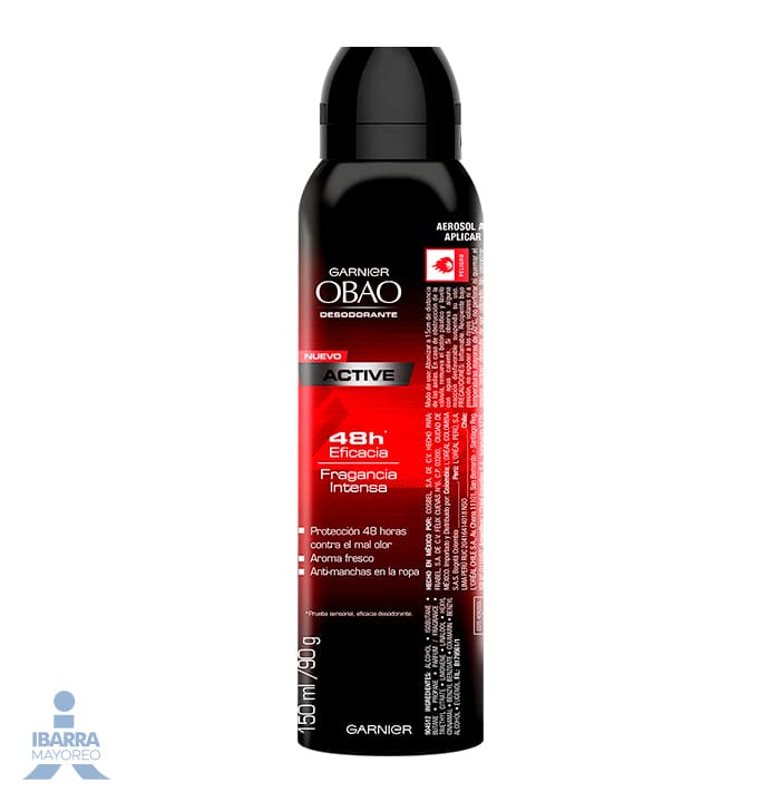 Desodorante Obao Hombre Active Aerosol 150 ml