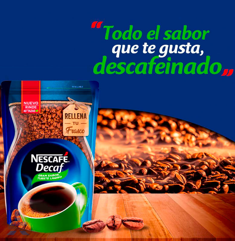 Café Nescafé Decaf Doy Pack 80 g