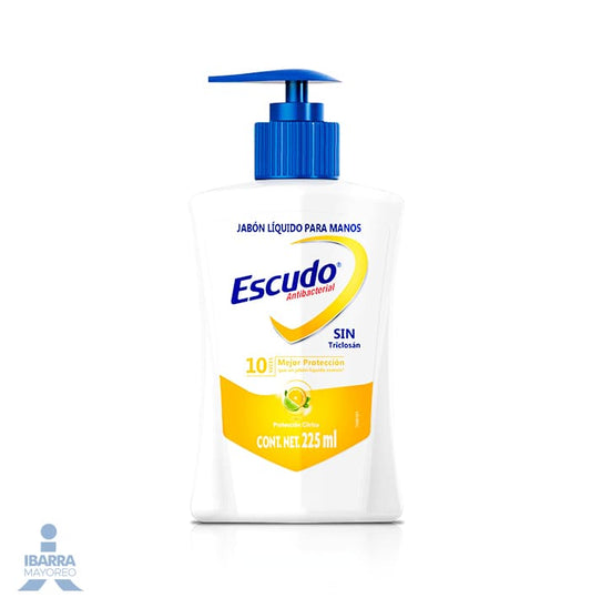 Jabón de tocador Escudo Citrus Fresh Líquido 225 ml