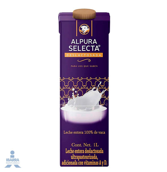 Leche Alpura Selecta Deslactosada 1 L