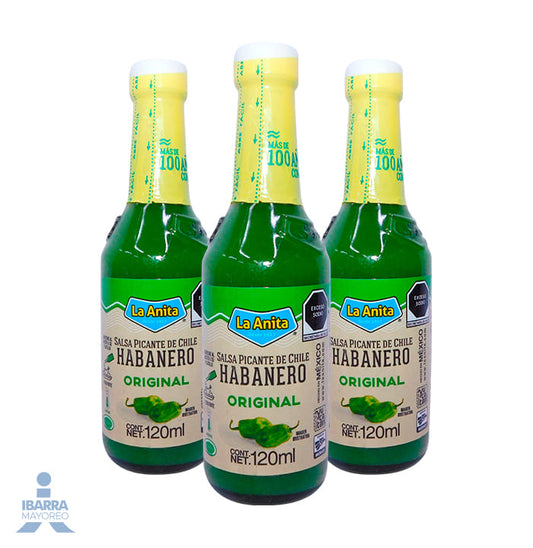 Salsa Habanera Verde La Anita 120 ml