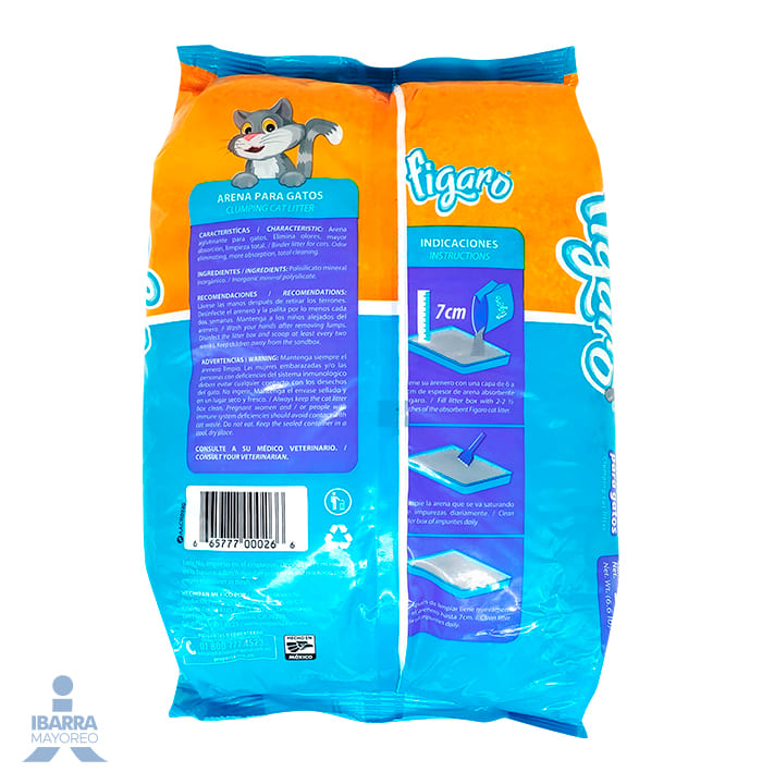 Arena para Gato Fígaro 3 kg