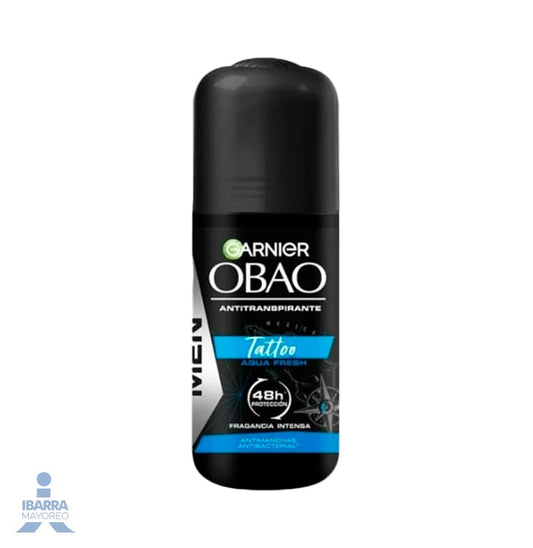 Desodorante Obao Hombre Tattoo Aqua Fresh roll on 65 g