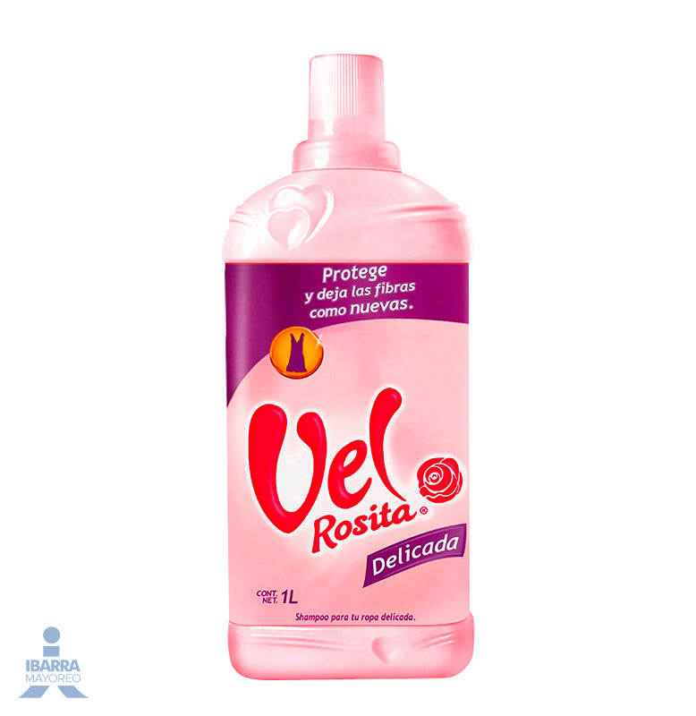 Detergente Líquido Vel Rosita Delicada 1 L