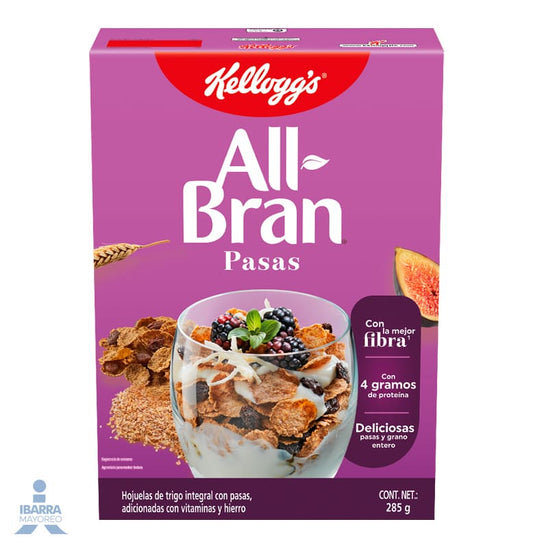 Cereal Kelloggs All Bran Pasas 285 g