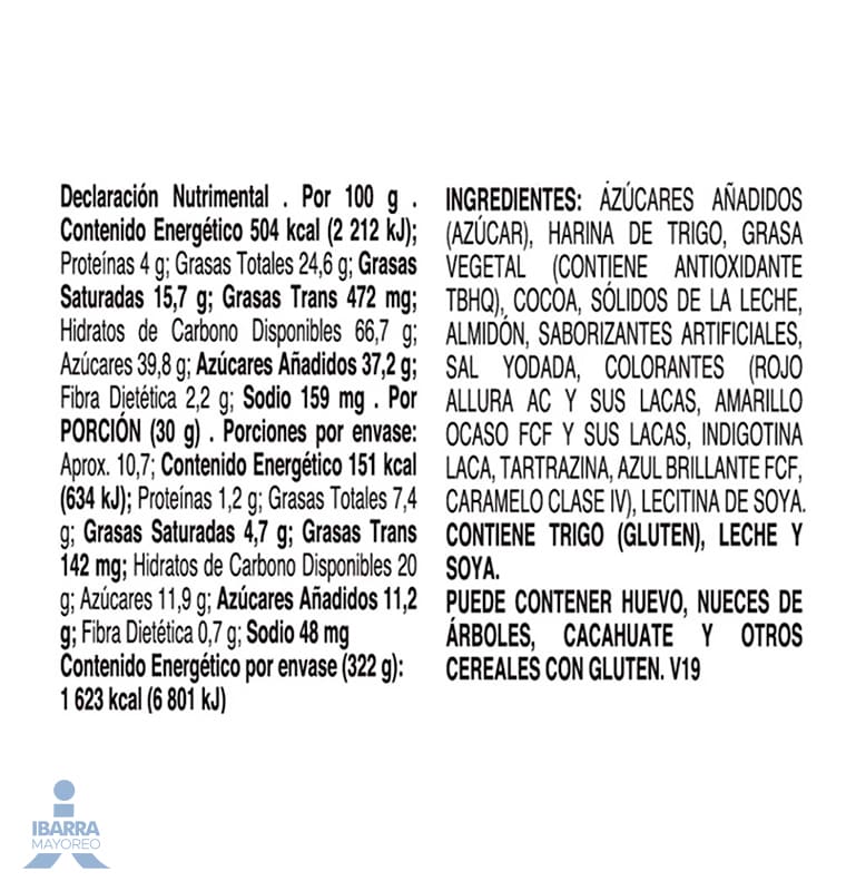 Galletas Gamesa Cremax de Nieve Chocolate 213 g