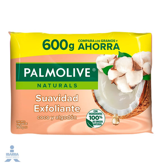 Jabón de tocador Palmolive Naturals Coco Algodón 4/120 g