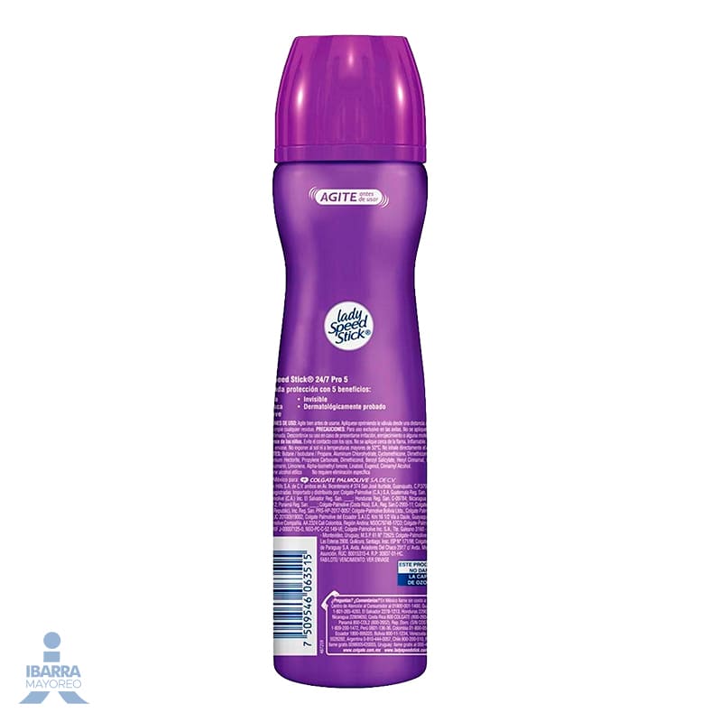 Desodorante Lady Speed Stick Pro 5 Aerosol 100 g