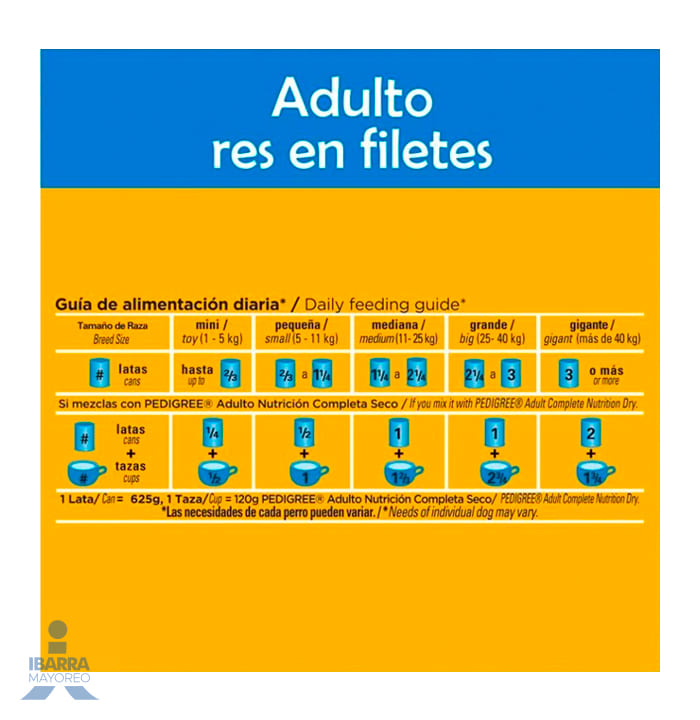 Alimento Pedigree Adulto Guisado Carne de Res 375 g