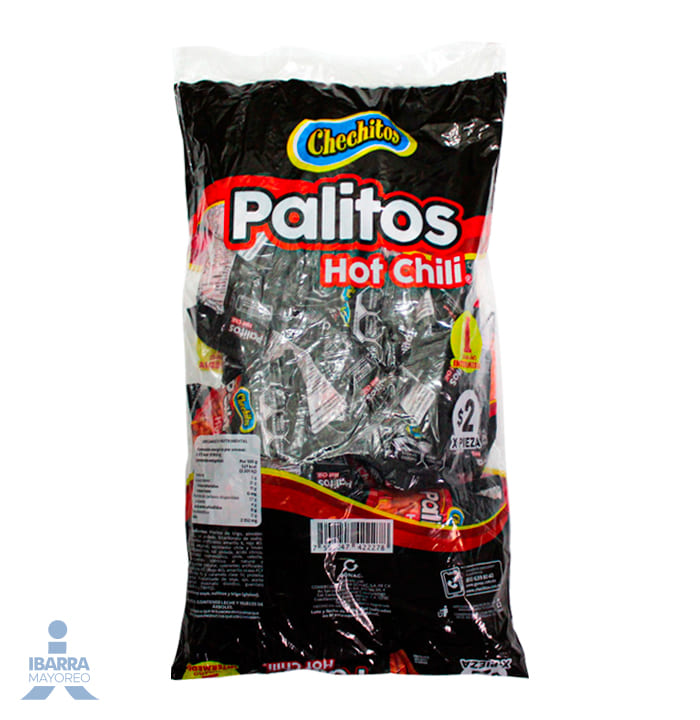 Chechitos Chechi Palitos Hot Chili 24 pzas.