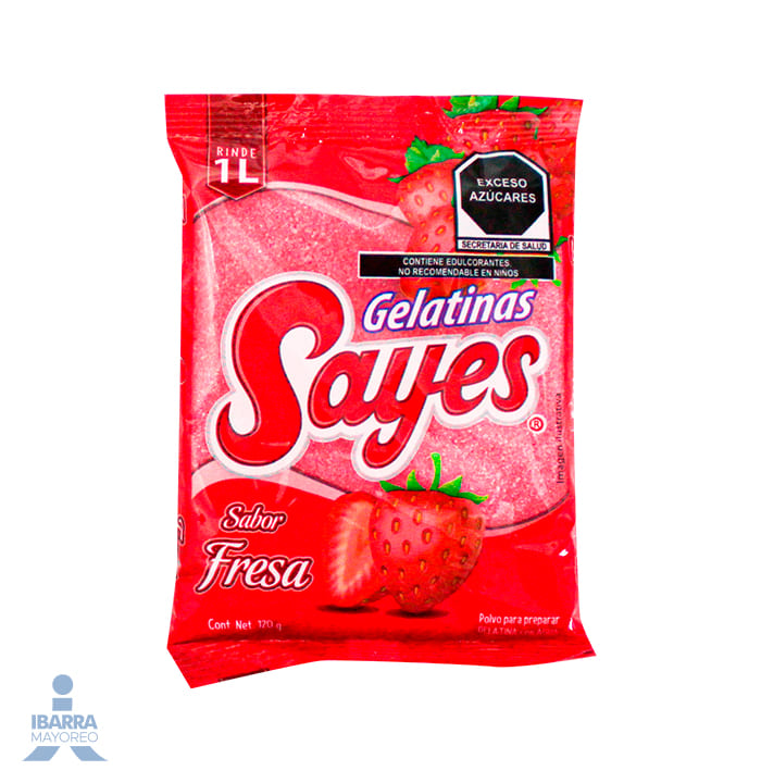 Gelatina Sayes Fresa 120 g