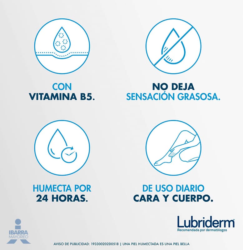 Crema Lubriderm Piel Normal 120 ml