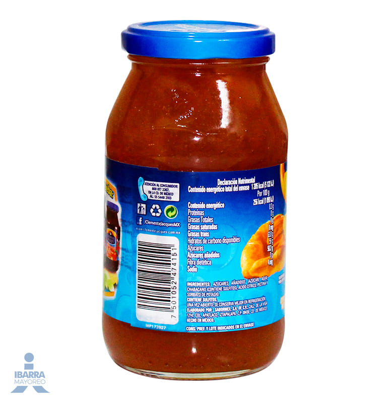 Mermelada Chabacano Clemente Jacques 470 g