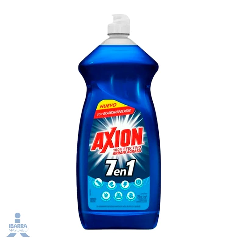 Detergente Axion 7 en 1 Líquido 750 ml
