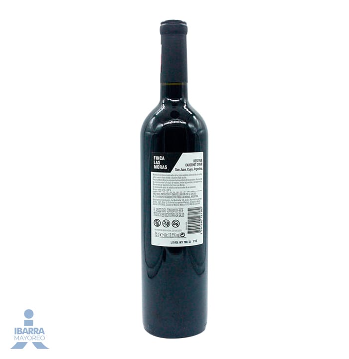 Vino Tinto Finca Las Moras Reserva Cabernet Syrah 750 ml