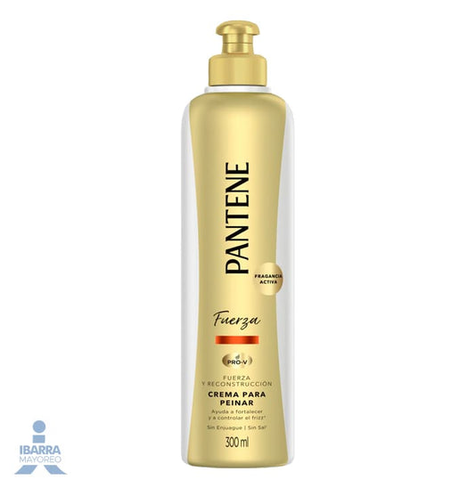 Crema Para Peinar Pantene Fuerza y Reconstrucción 300 ml
