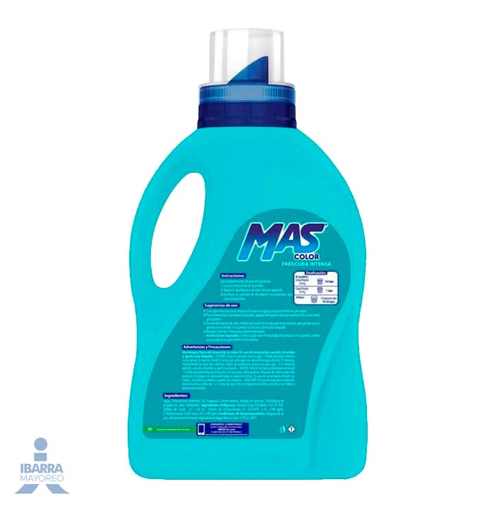 Detergente Líquido Mas Cuidado & Frescura 4.65 L