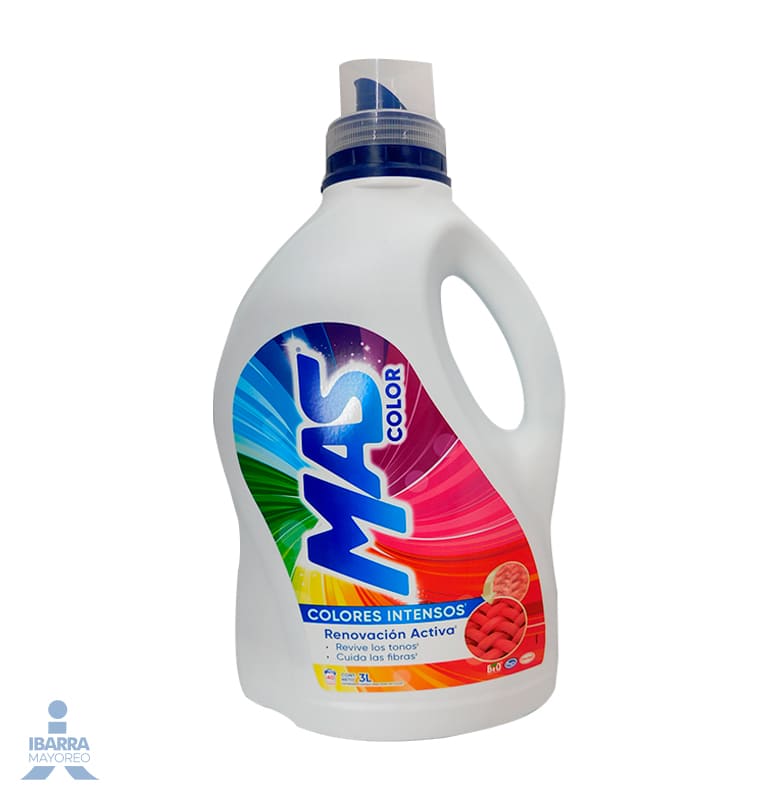 Detergente Mas Color Líquido 3 L