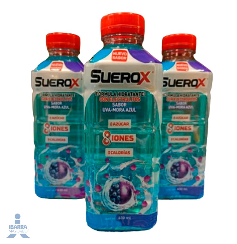 Bebida Suerox Uva Mora Azul 630 ml