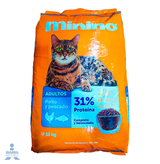 Alimento Ganador Minino Pollo y Pescado 15 kg 