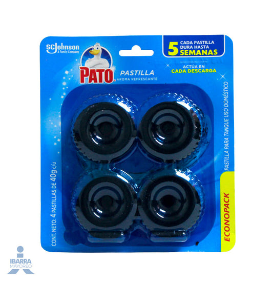 Pastilla Sanitaria Pato Azul 4 pack 160 g
