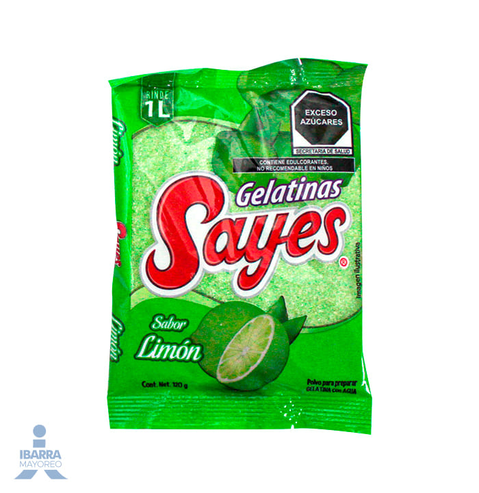 Gelatina Sayes Limón 120 g