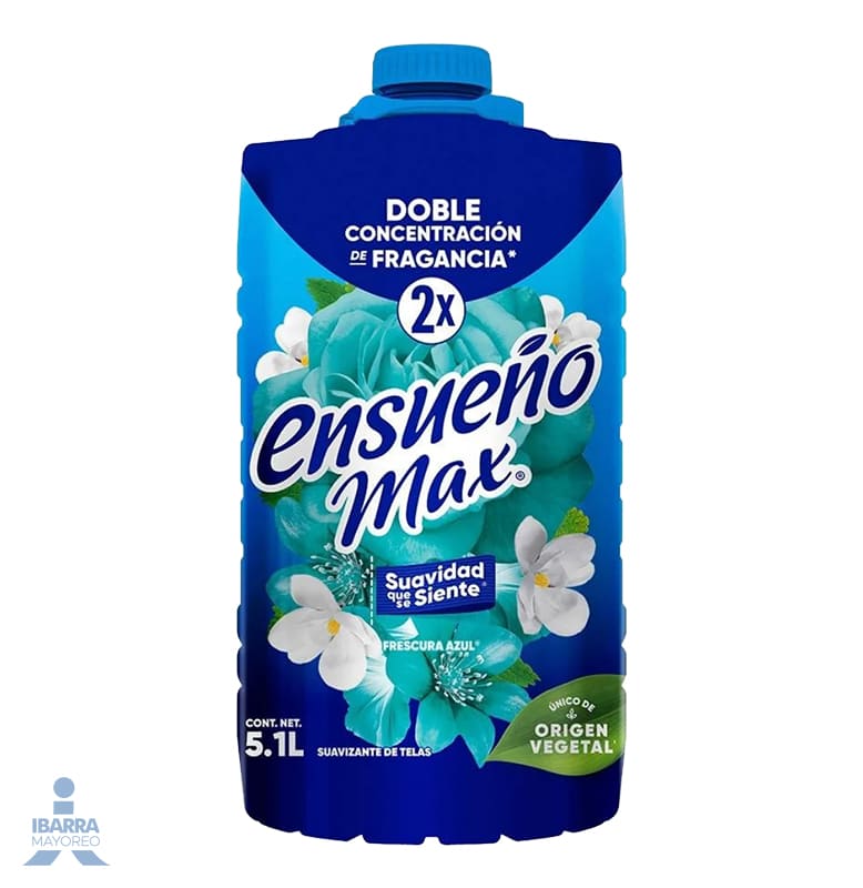 Suavizante Ensueño Max Frescura Azul 5.1 L