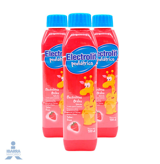 Suero Electrolit Fresa Pediátrico 500 ml