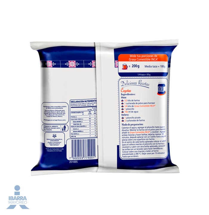 Manteca Inca 250 g