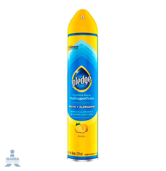 Limpiador Pledge Multisuperficies Limón 378 ml