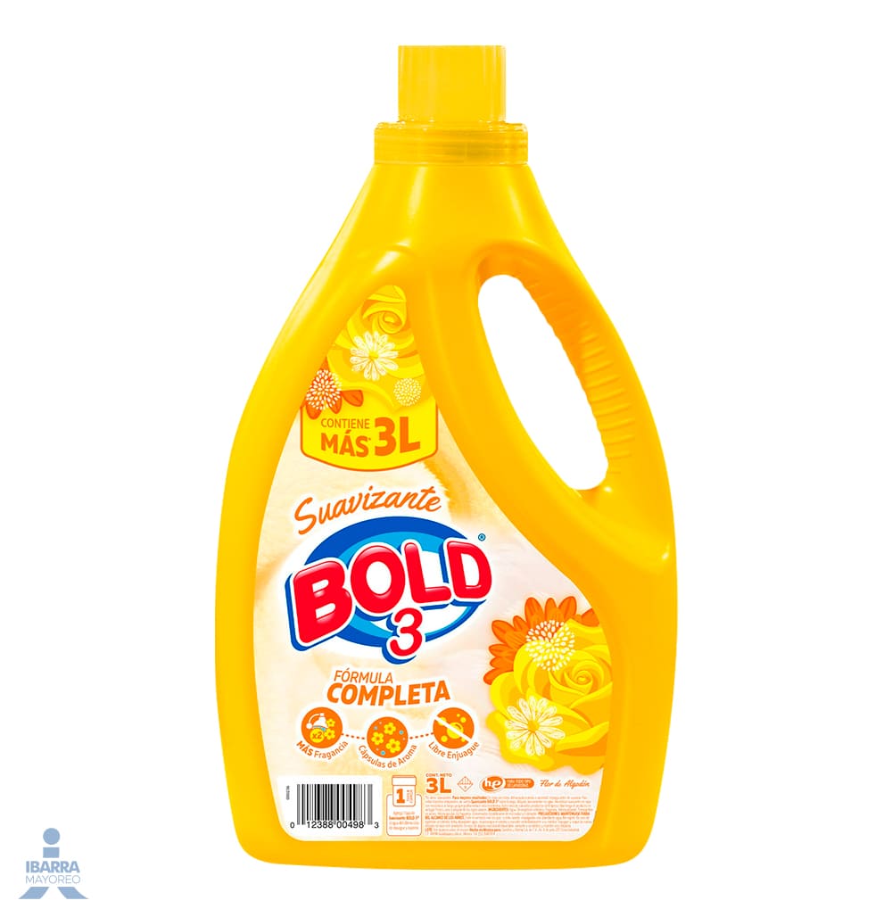 Suavizante Bold 3 Flor De Algodón 3 L